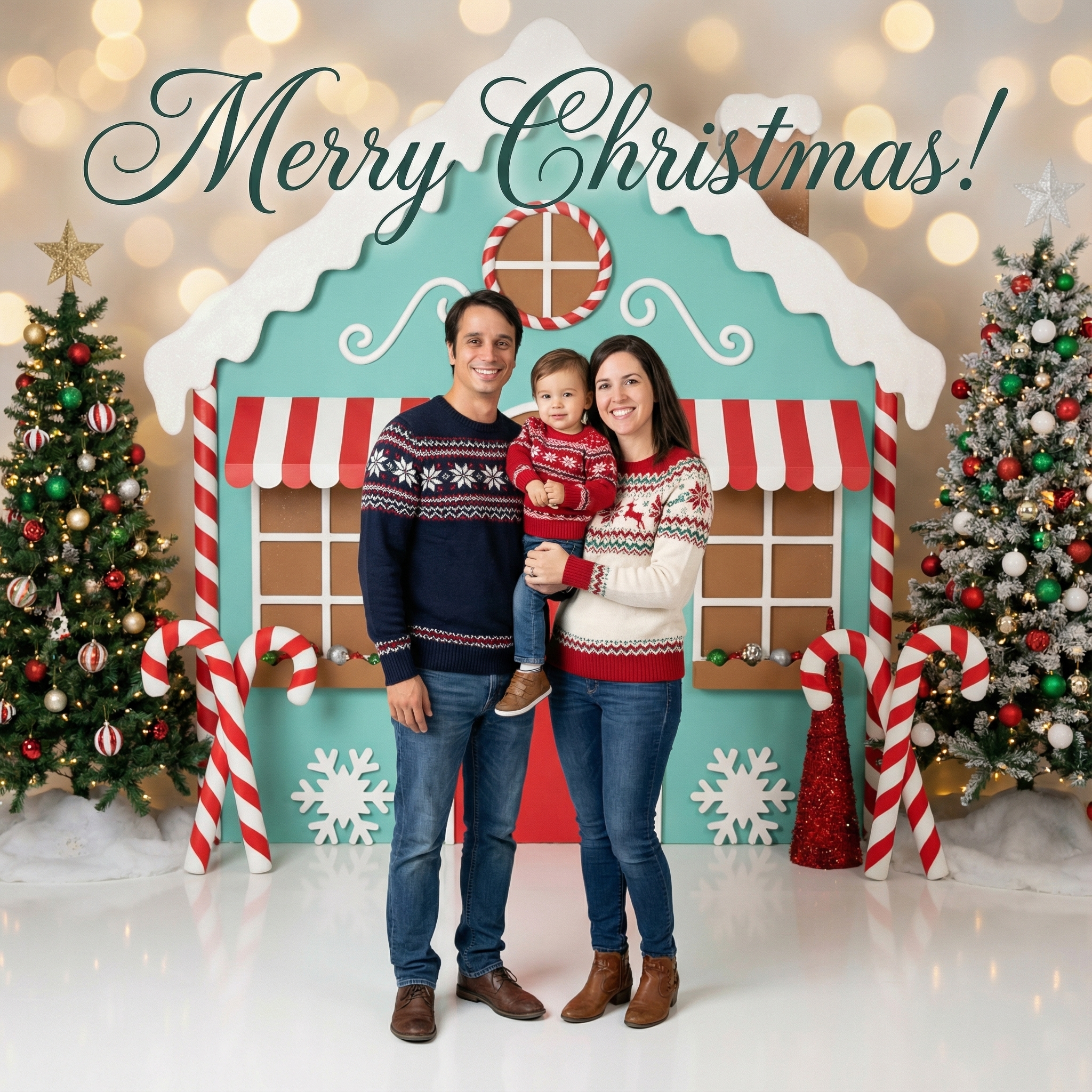 Gingerbread Village Portrait